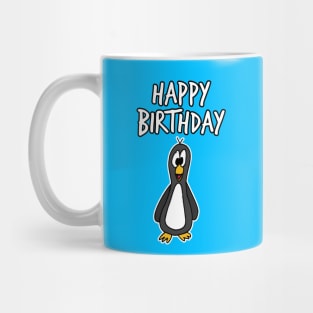 Happy Birthday Penguin Mug